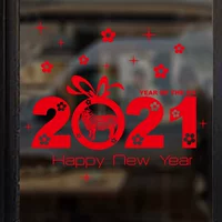 Стеклянная наклейка, декор на стену, год кролика, 2023