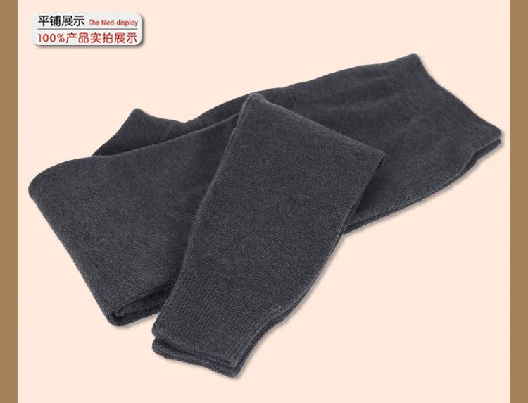Mở rộng mùa thu và mùa đông đích thực quần len loạt nam và nữ quần len dày đôi quần cashmere quần ấm bán quần áo giữ nhiệt nam nữ