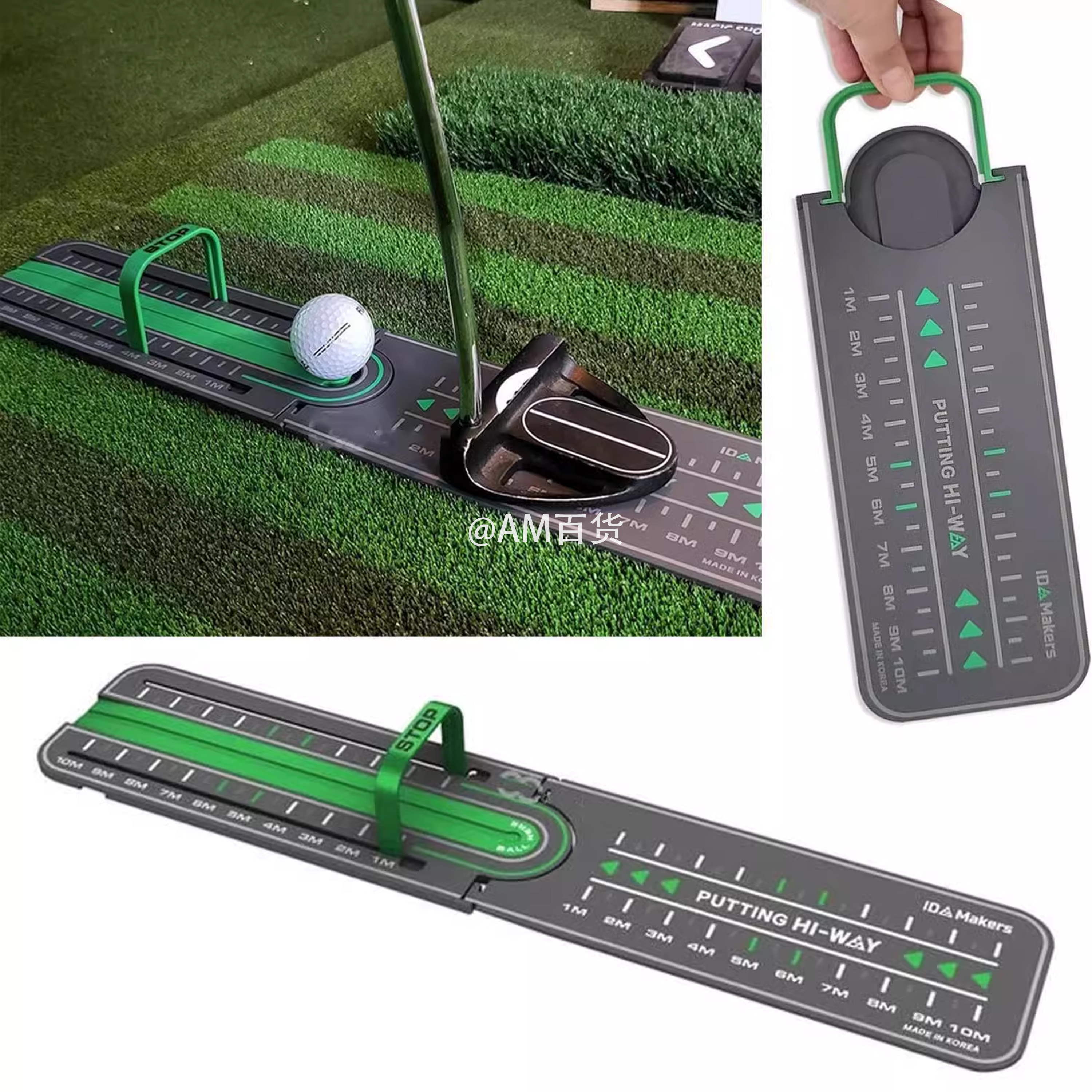 Golf Putter Trainer Indoor Golf Precision Exercises Trainer-Taobao