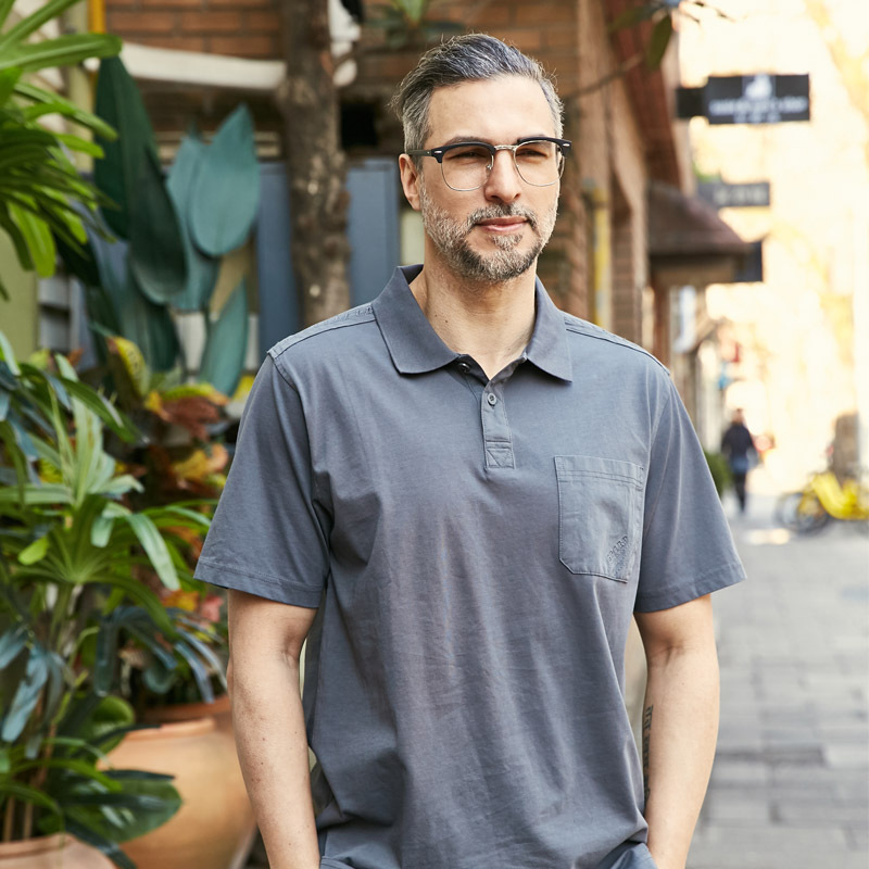 Men's Short-Sleeve Polo Shirt for Middle-Aged and Elderly Dads, Loose Fit with Pockets, Large Size Summer Wear