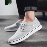 2021 новые дышащие парусиновые туфли для мужчин, летние тканевые туфли, повседневные кроссовки в корейском стиле, мужская обувь большого размера, старые пекинские тканевые туфли для мужчин.