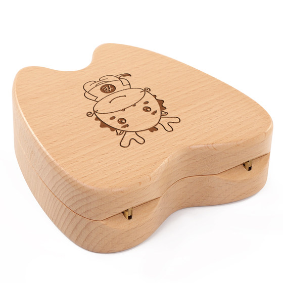 Children's deciduous tooth memorial box, girl's deciduous tooth box, boy's tooth storage box, baby tooth collection box