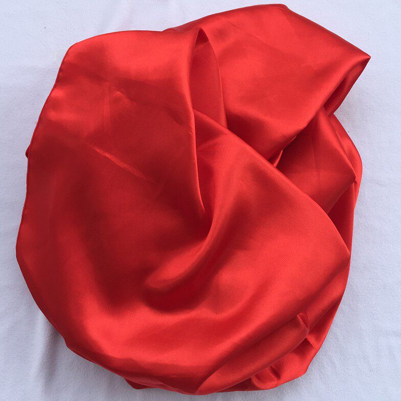Red Silk Waist Drum Cuddling With Baby Bag Waist Drum Stick