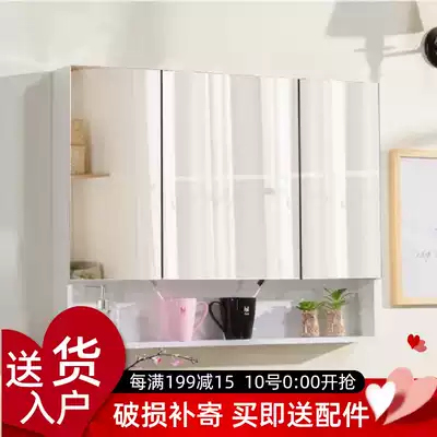 Bathroom mirror cabinet Mirror box waterproof mirror cabinet storage cabinet powder room mirror cabinet Bathroom mirror storage makeup mirror cabinet custom