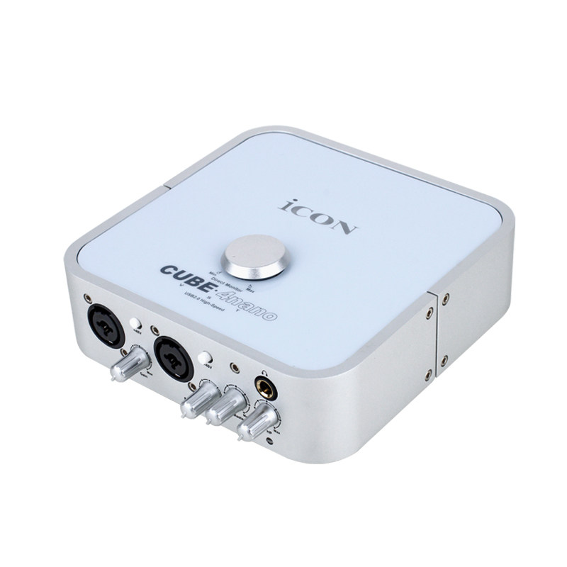 Aiken sound card ICON CUBE 4NANO Computer network KARAOKE Independent USB Notebook external sound card set