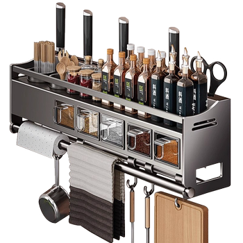 Kitchen spice storage rack chopsticks knife holder storage rack