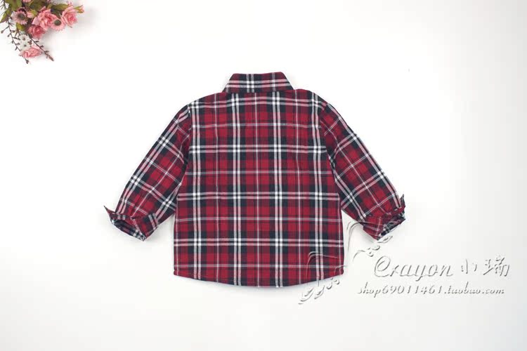 Chemise enfant à manche longue en coton - Ref 2083854 Image 112