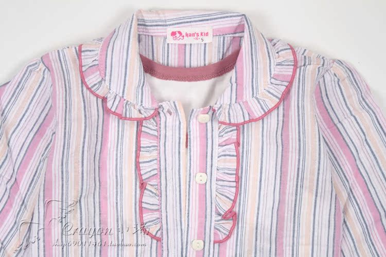 Chemise enfant à manche longue en coton - Ref 2083854 Image 77