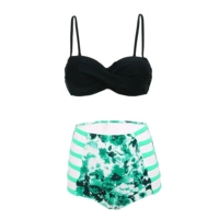 Áo tắm đi biển mới 2018 đan áo tắm nữ size lớn Châu Âu và Mỹ bikini cỡ lớn áo tắm nữ mùa xuân nóng bỏng - Bikinis bikini đi biển đẹp 2020 kín đáo