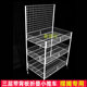 Supermarket promotion float shelf special sale folding wheeled micro business floor push stall mobile small display stand three floors