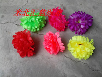 (Chrysanthemum flowers) funeral supplies funeral supplies wreath material simulation silk flower wholesale 100