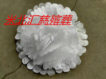 (48cm big white flower paper flower head) wreath material funeral supplies funeral supplies paper flower wholesale