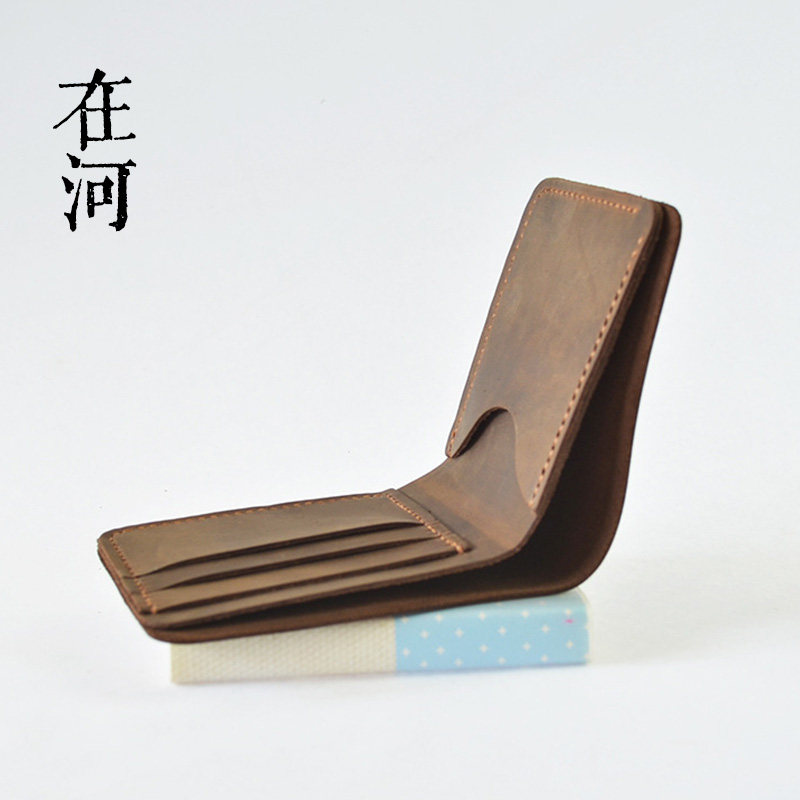 In Rivermad Mupe Men's wallet clamping driver's license position handmade cow leather retro made of old style Cattle Youth