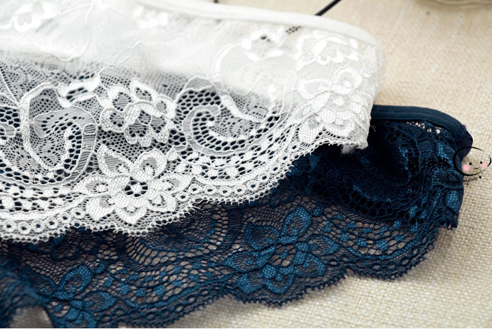 Khí chất thanh lịch Châu Âu và Mỹ phong cách cao cấp lụa tơ tằm khâu ren gợi cảm eo thấp eo cotton cỡ lớn underwear đồ lót của phụ nữ đồ lót xuất khẩu