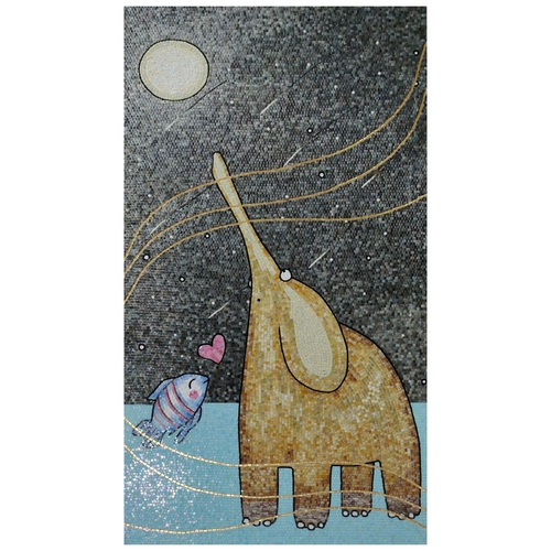 Простая мозаичная плитка приповедикота