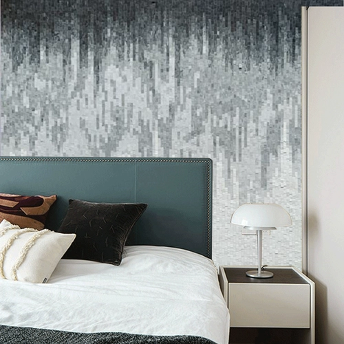 Современная и минималистичная мозаика, вилла, головоломка, градиент