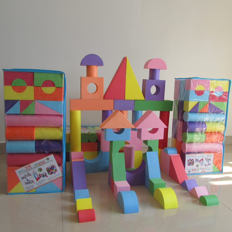 Naughty Fort Foam Building Blocks EVA Large Construction Type 007 Environmentally Friendly Non-toxic Bag Toys