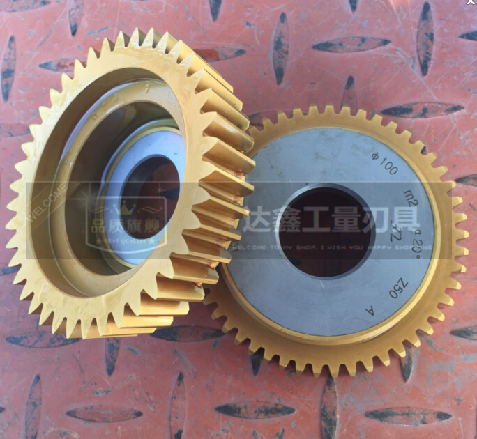 TIN coating cutter high speed mesh cutter bowl-shaped insert tooth knife outer diameter 100M2a20 ° A M2 5 outer diameter 75M1