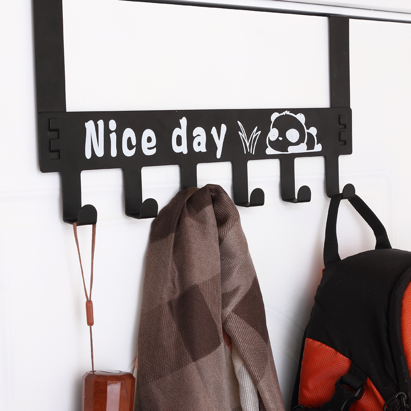 Rear door hook shelf Punch-free door hanger Rear door hanger Nail-free door back hook Coat rack