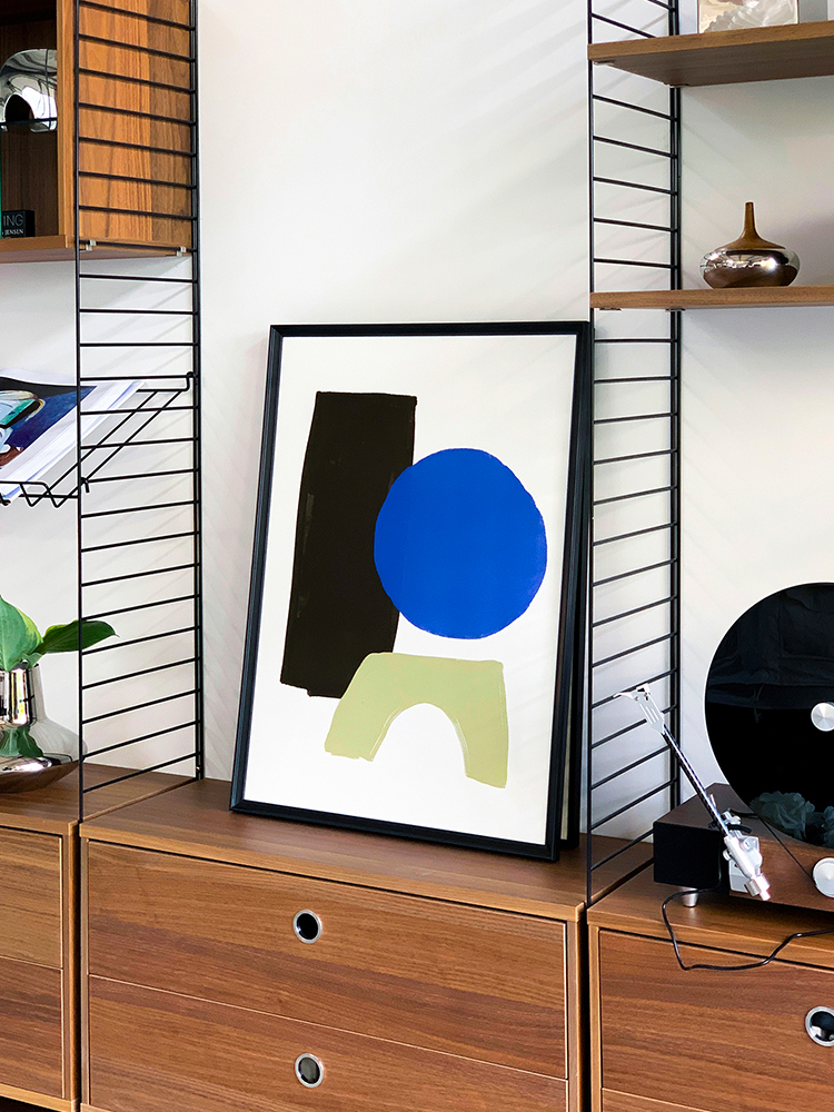 PaperPlay×YEPOM Cubism decorative painting abstract style modern Nordic home illustration hanging painting