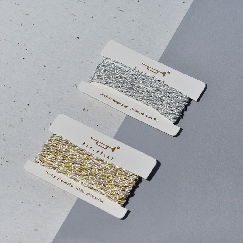 PaperPlay 2 m sales of high-grade handmade satin ribbon ribbon webbing imported boutique gift wrapping belt