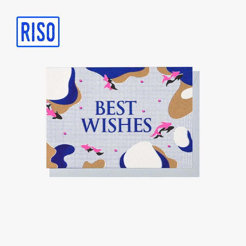 PaperPlay-BestWishes Wonderful Blessings Holiday Blessing for Valentine's Day RISO Cards