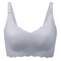 Jing Unicorn Shells Pregnant Women Underwear Nude Sensation without marks and Drooping Pregnancy Breastfeeding Bra