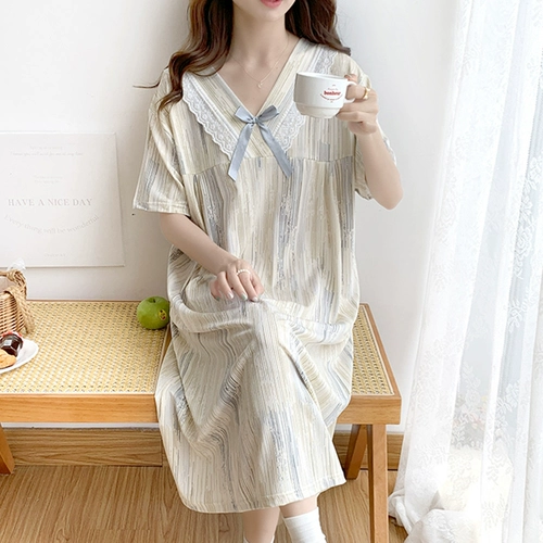 Летняя тонкая послеродовая пижама для кормящих грудью для молодой матери, короткий рукав