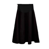 Maternity Dress 2024 New Autumn Clothing Small Loose Large Size Belly Supporting Skirt Slim Pleated A-Line Skirt