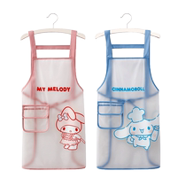 TPU wash-free childrens apron for baby eating waterproof and anti-dirty kindergarten painting smock for children over 3 years old thin summer style