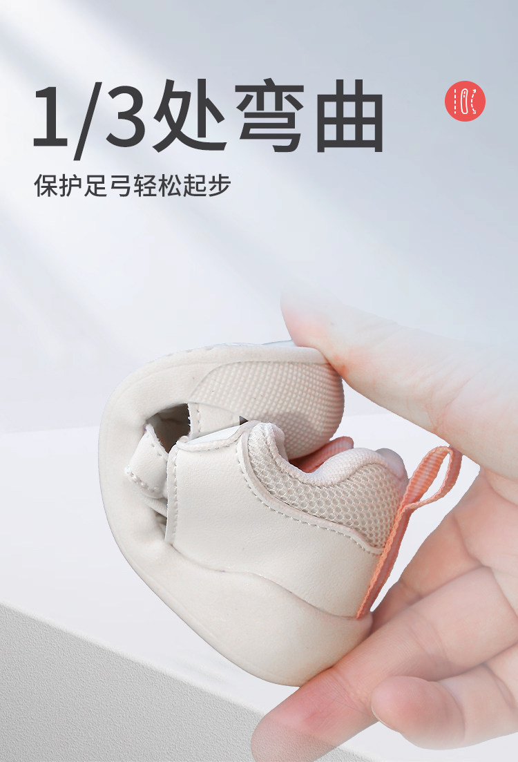 JQ婧麒宝宝凉鞋夏季新款男女童防滑软底婴儿鞋镂空网面透气机能鞋 — 12