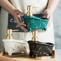 Creative trendy bathroom shampoo shower gel hand sanitizer bottle hotel club press bottle bathroom bottle