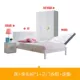Đôi hổ đồ nội thất trẻ boy giường nền kinh tế phòng ngủ đôi ký hợp đồng 1,2 m 1,5 m giường 13R3 hiện đại - Giường