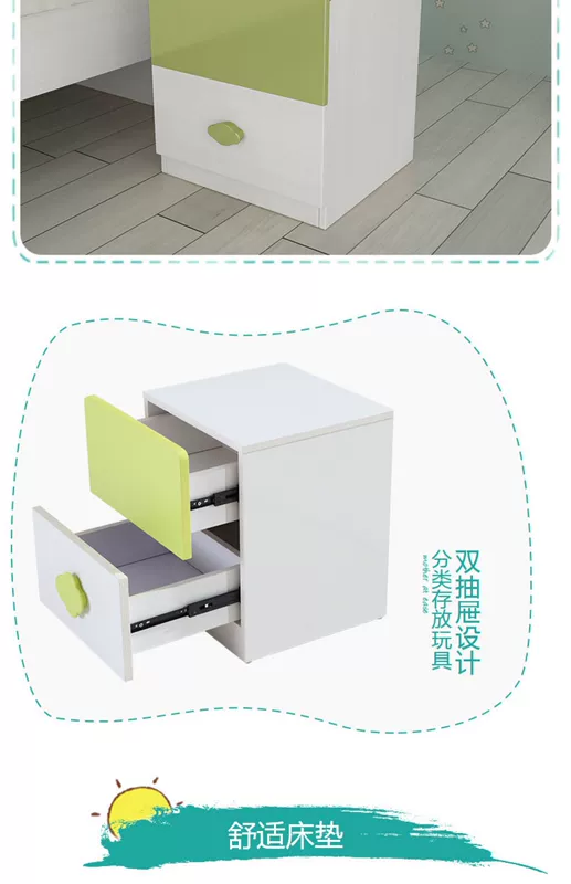 Đôi hổ giường nội thất tối giản chàng trai tuổi teen hiện đại và trẻ em gái 1,2m 1,5m giường đơn nội thất phòng ngủ 13R2 - Giường mẫu giường gỗ
