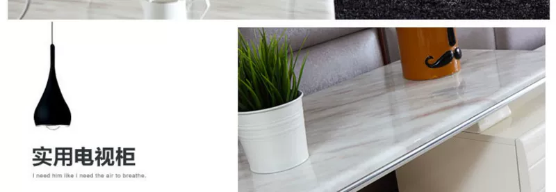 T đôi hổ căn hộ nhỏ phòng khách đặt bàn ghế đá cẩm thạch kết hợp tủ tivi 15K3 [cửa hàng] - Bàn trà bàn phòng khách thông minh