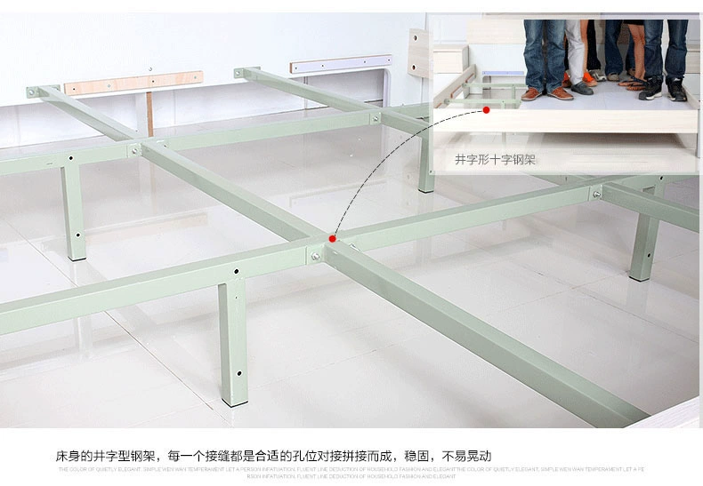 Twin Tiger Đồ Nội Thất Cho Thuê Đồ Nội Thất Phòng Vườn Giường Đôi King Bed Bed Phòng Ngủ Đặt Đồ Nội Thất Kết Hợp TBM2 giường hộp