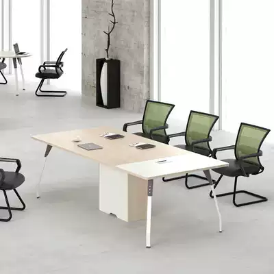 Weihao simple modern rectangular simple conference table long table long table training negotiation table desk desk Workbench