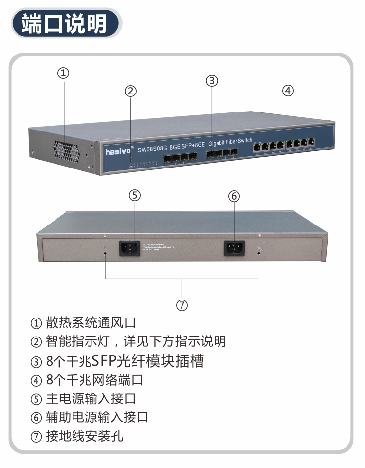 SUCOM backbone Industrial Gigabit 16-port 1000M fiber switch 8 optical 8 electric fiber rack