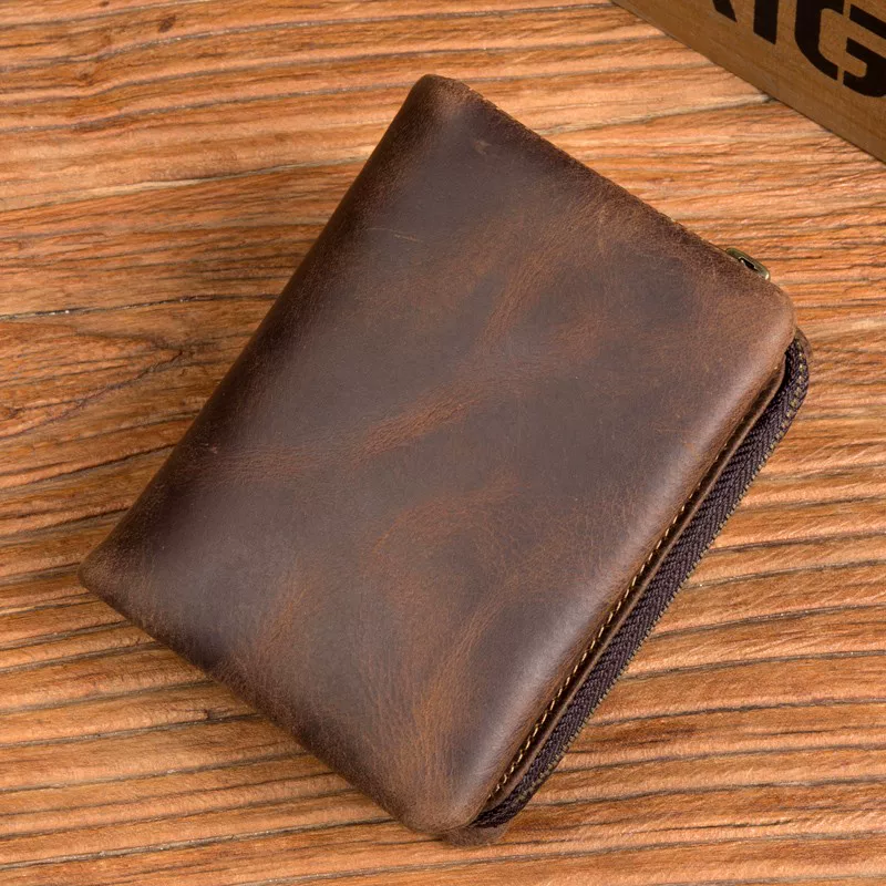 Genuine leather retro universal wallet, genuine leather