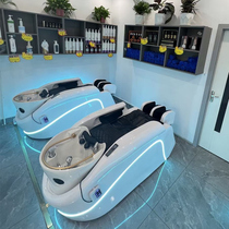 Totalement automatique massage électrique intelligent lavage à tête de lit à tête multifonctions atelier de coiffure Thaï à cheveux barbier salon de coiffure spécial