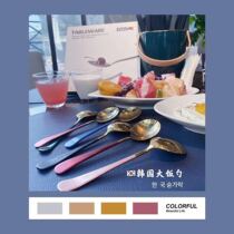 Light and luxurious things 6 take the easy platinum Han style small soup spoon A326 (gift box dress)