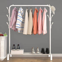 Nabiju drying rack floor folding single pole drying rack drying rack bedroom hanger household simple shelf