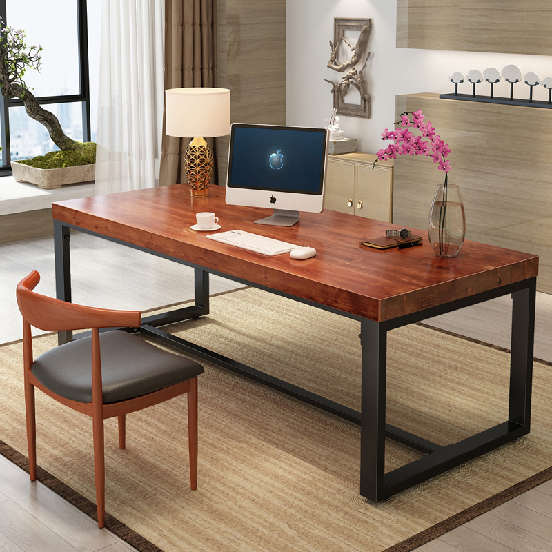 Solid Wood Desk Simple Learning Desk Nordic Computer Desktop Desk Desk Brief Modern American Home Desk