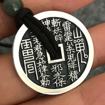 (30mm Redux small mountain ghost)Desert silversmith hand-carved mother money old silver fine-cast sterling silver mountain ghost money