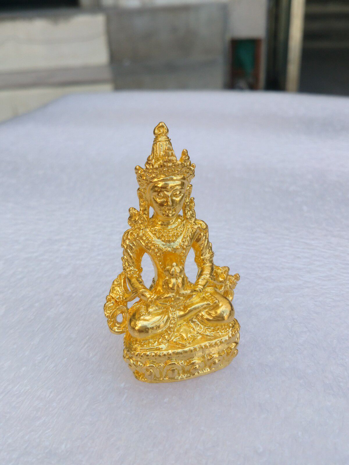 Stop casting (old silver casting long life Buddha Amitar Buddha ) pure silver pocket Buddha and Buddha