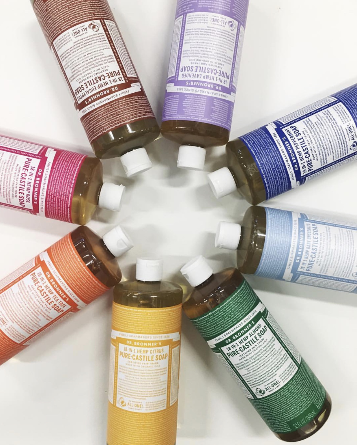 Dr Bronners Brown Multifunctional Organic Oil Liquid 946ml