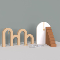 Silicone mold cement jewelry tray storage ins wind gypsum necklace display stand drip glue storage box mold