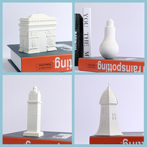 Scented candle mold Lighthouse house bulb diy candle plaster building ornaments Silicone mold Nordic simplicity