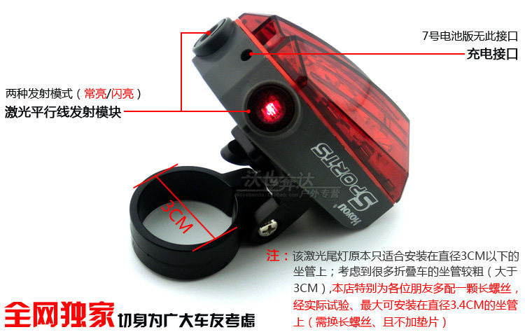 Eclairage pour vélo HOYOU - Ref 2400749 Image 34