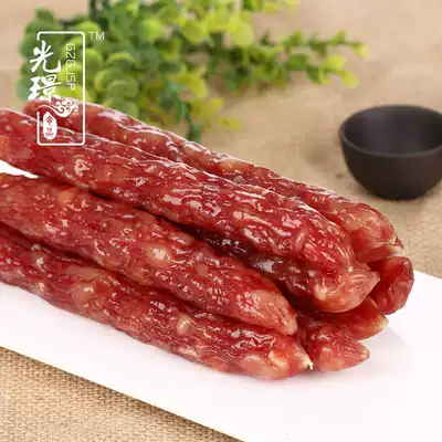 Cantonese sausage 7 points thin 500g bulk Guangdong specialty This product imperial sweet sausage Zhongshan Huangpu farm sausage